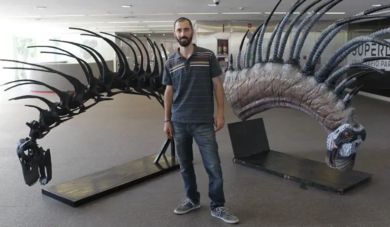 Encuentran un dinosaurio con grandes espinas en la Patagonia