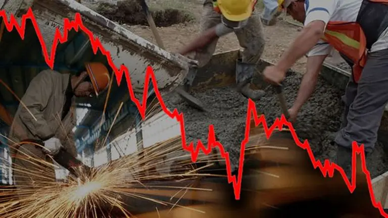 Desplome: la industria tuvo una caída de 14,7% y la construcción se hundió 20,5% en diciembre