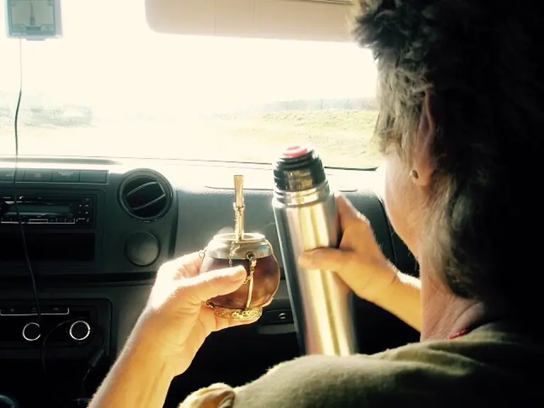 Atención: tomar mate cuando se maneja estaría prohibido y la multa llega a $12.000