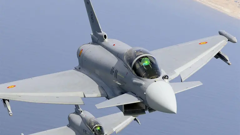 Eurofighter Typhoon, actual caza de España, Alemania y Reino Unido.
