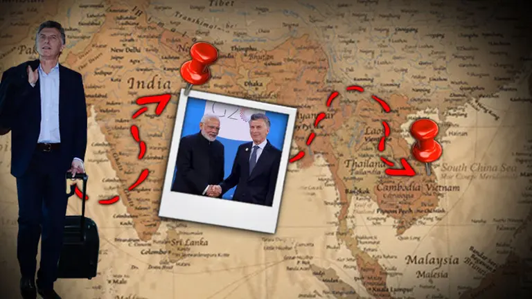 Macri y empresarios dan inicio a misión por India y Vietnam, con casi 600 reuniones de negocios