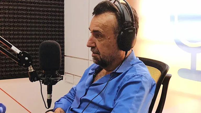 Roberto Navarro sufrió un accidente y se lo llevó el SAME