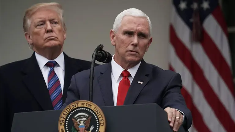 ¿Será Pence la nueva versión de Judas?: El vicepresidente de Trump no descarta echarlo