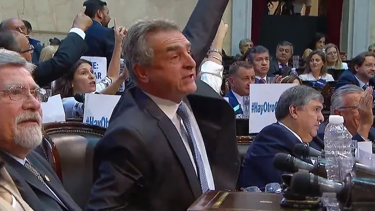 Por qué estaba alterado Agustín Rossi durante el discurso del Presidente en el Congreso