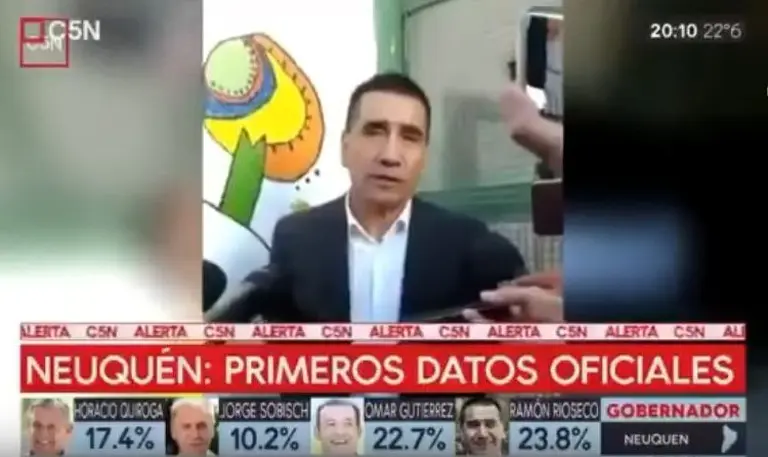 Video: el papelón de C5N, que dio ganador al candidato K en Neuquén