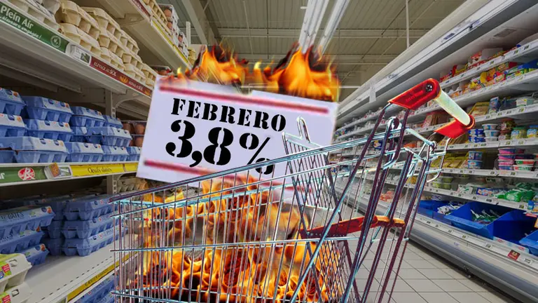 Los precios se aceleraron en febrero: la inflación del mes fue de 3,8%, impulsada por servicios y alimentos
