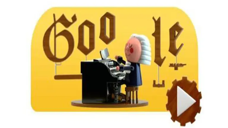 Google homenajea a Bach en su primer "doodle" con inteligencia artificial