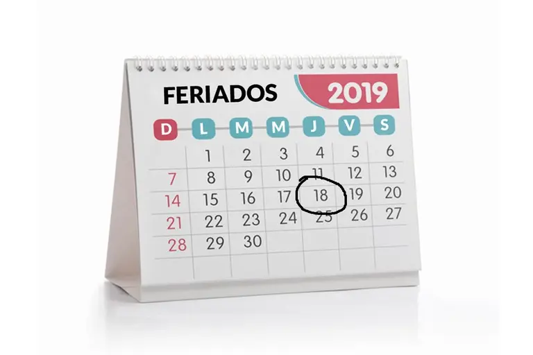 Según el calendario nacional, ¿el Jueves Santo es feriado?