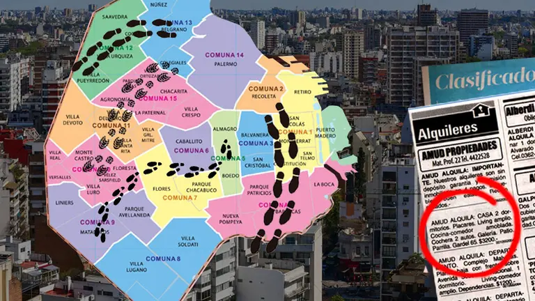Inquilinos en modo crisis: por la suba de alquileres, "rebajan" el barrio y las comodidades