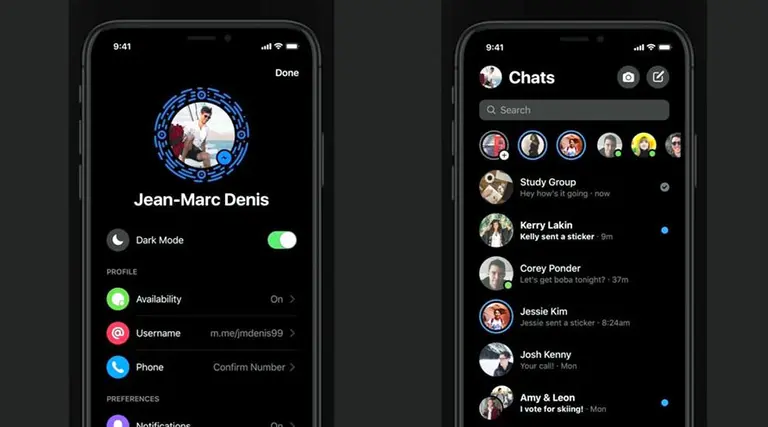 El modo oscuro de Facebook Messenger llega a todos los usuarios