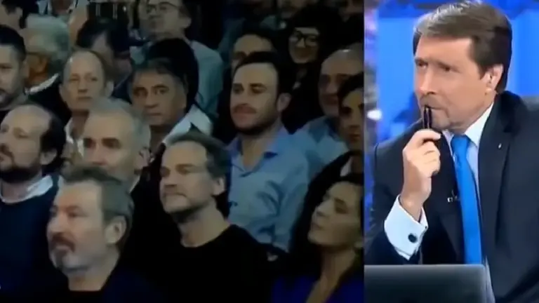 Video: Feinmann se queda sin palabras ante un invitado inesperado en la presentación del libro de Cristina