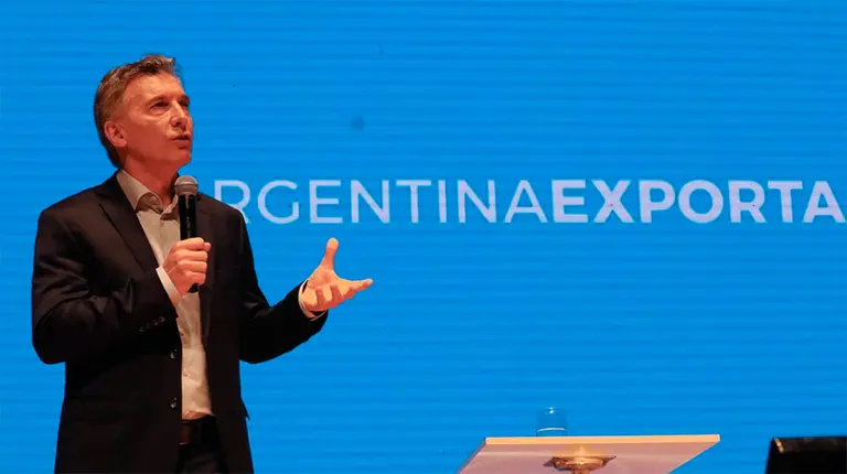 Macri destacó el actual "impulso exportador" y celebró haberse "sacado de encima décadas de frustraciones"
