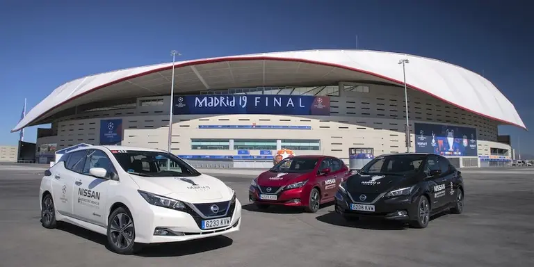La previa: Más de 360 Nissan Leaf electrifican la final de la UEFA Champions League