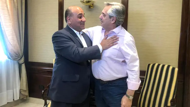Manzur visitó a Alberto Fernández: el video que muestra cómo está el precandidato del PJ