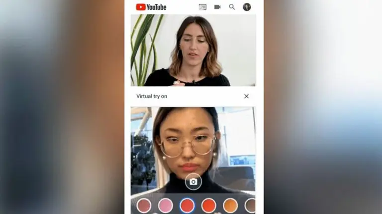 YouTube estrena una función de realidad aumentada para probar maquillaje durante los tutoriales