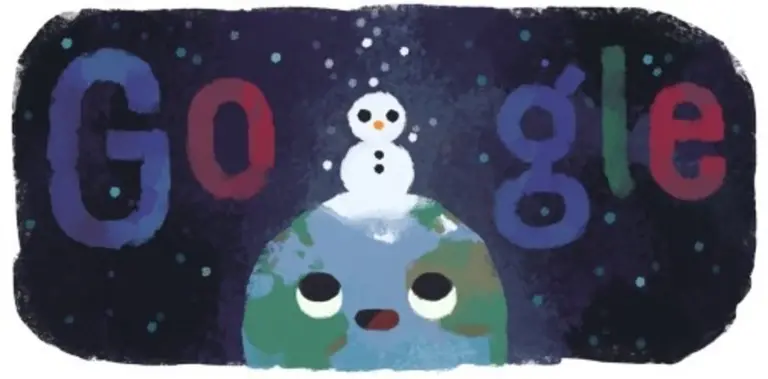 Google recibe al Solsticio de invierno: llega el frío al hemisferio sur