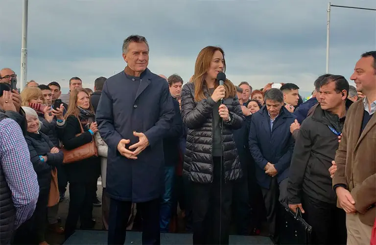 Macri en "modo campaña": junto a Vidal, dijo que ahora las obras públicas cuestan 40% menos por la transparencia