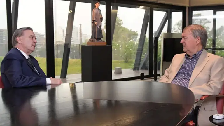 Pichetto y Schiaretti, cara a cara.