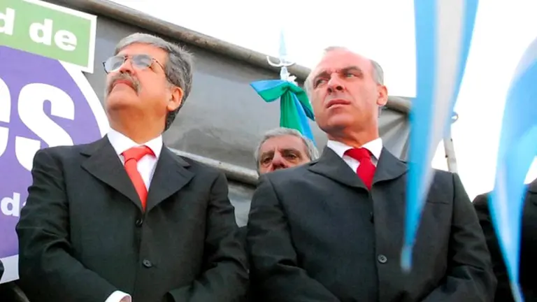 El ex ministro Julio de Vido y Claudio Uberti, su mano derecha.