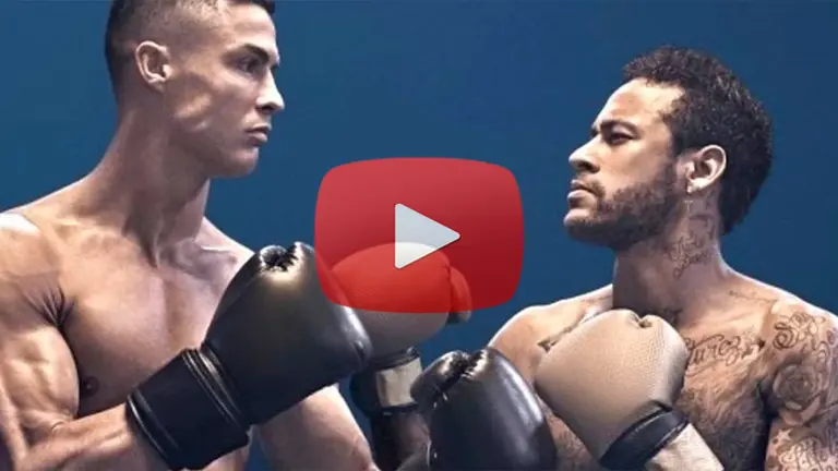 Cristiano Ronaldo versus Neymar: a los golpes arriba de un ring