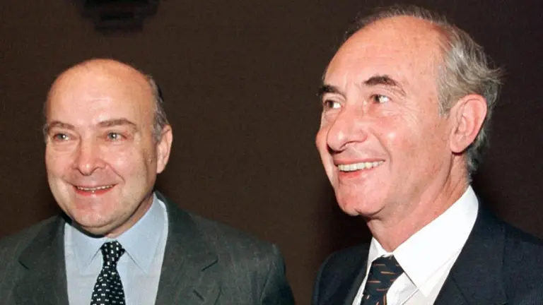 Domingo Cavallo y Fernando De la Rúa.