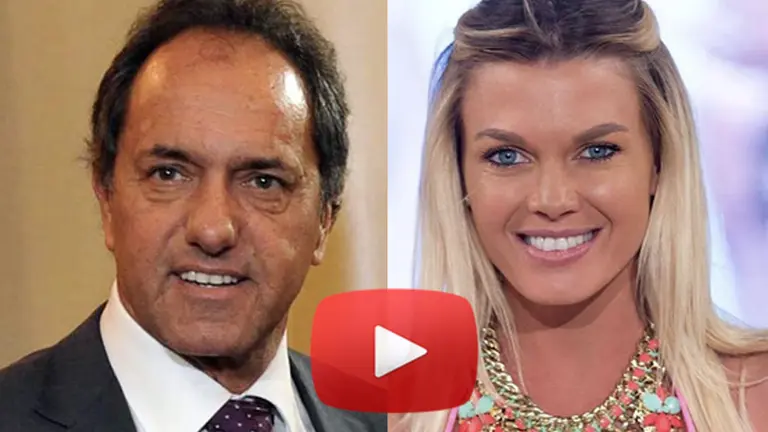 Tras la reconciliación, filmaron a Daniel Scioli comprándole tangas a Gisela Berger