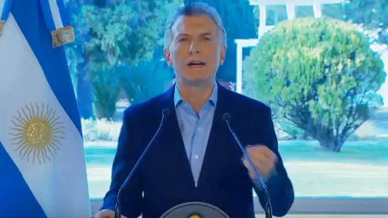 Estas son las principales frases del discurso de Macri cuando anunció las medidas de "alivio"