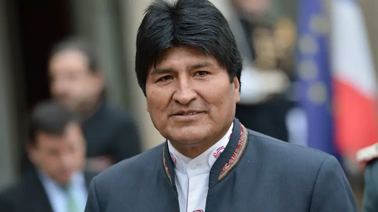 Evo Morales, cuestionado.