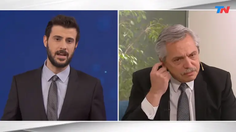 Video: así se enojó Alberto F. con Diego Leuco al hablar de la inflación y Venezuela