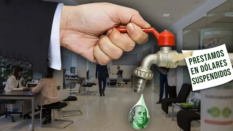 ¿El fin del crédito en dólares?: los bancos dejan de prestarle a empresas para poder hacer frente a los retiros de depósitos