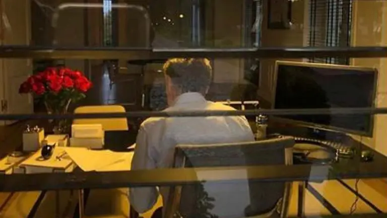 Macri en su escritorio de Olivos: la foto íntima que compartió Juliana Awada en redes sociales