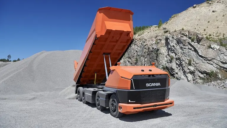 Scania AXL, el primer camión 100% autónomo que no tiene cabina, pero puede verte