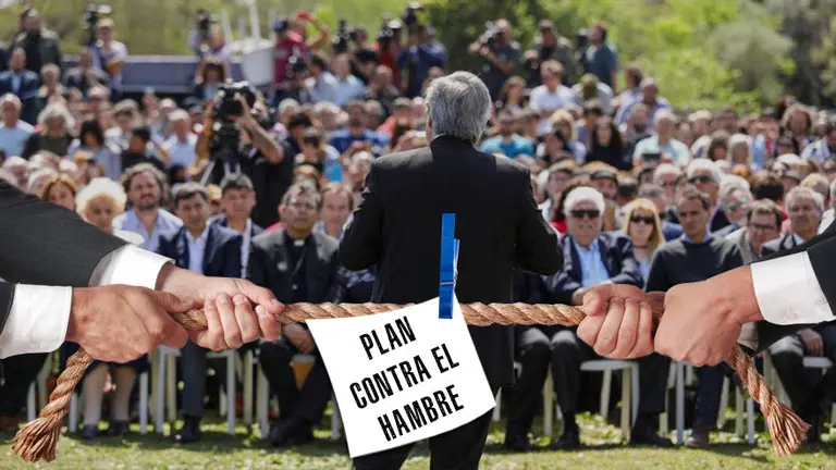 Plan contra el hambre: ya hay tironeos por quién hará los aportes y por el manejo de recursos millonarios
