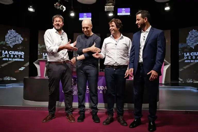 Propuestas y pocos cruces, los candidatos a jefe de Gobierno debatieron con la mira puesta en la Ciudad