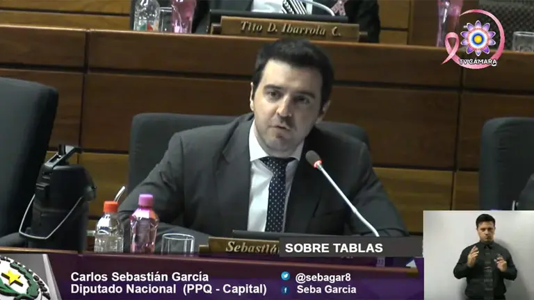 Sebastián García, el diputado que propuso la declaración.