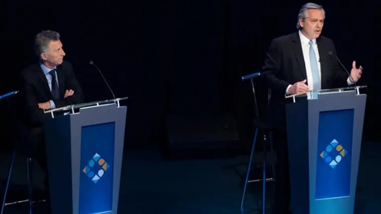 Lo que no se vio del debate: Macri y Alberto Fernández se increparon detrás de cámara