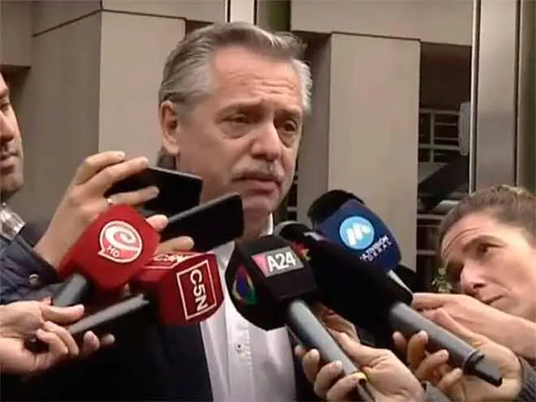Video: Alberto Fernández se enojó con un periodista que le preguntó por Cristina Kirchner