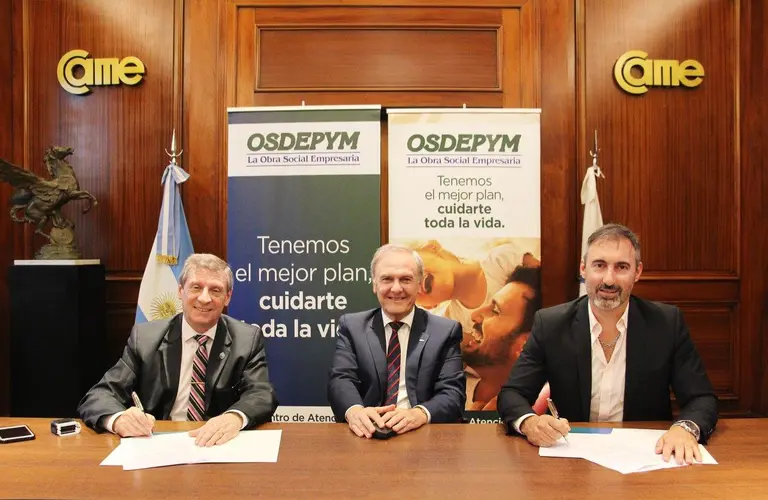 OSDEPYM firmó un convenio con FIRA para brindar cobertura de salud al sector inmobiliario