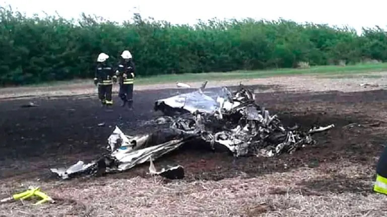 Se estrelló una avioneta en Santa Fe: hay dos empresarios muertos