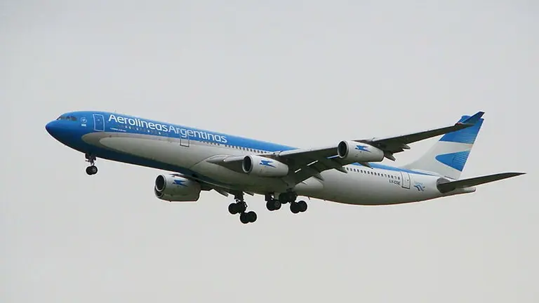 Airbus A340 de Aerolíneas Argentinas.