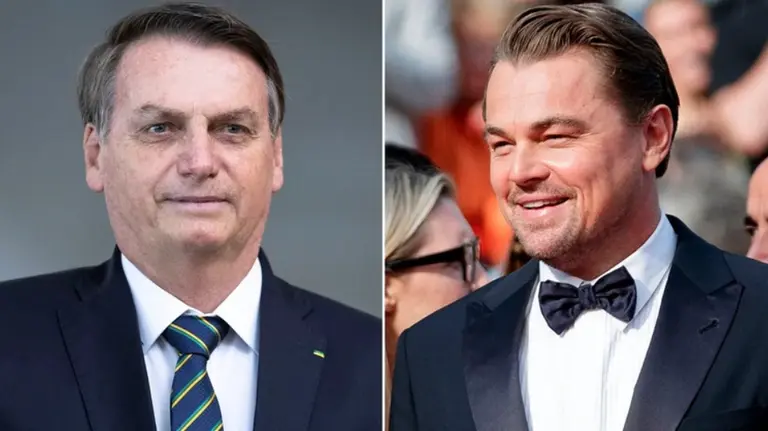 Leonardo DiCaprio le contestó a Jair Bolsonaro por su acusación sobre los incendios en el Amazonas