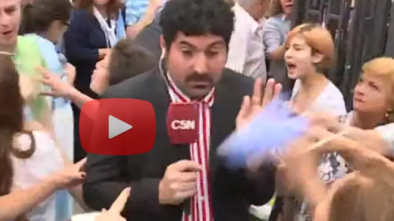 Manifestantes macristas atacaron a cronista de C5N: "Mafiosos, negros, borrachos y delincuentes"