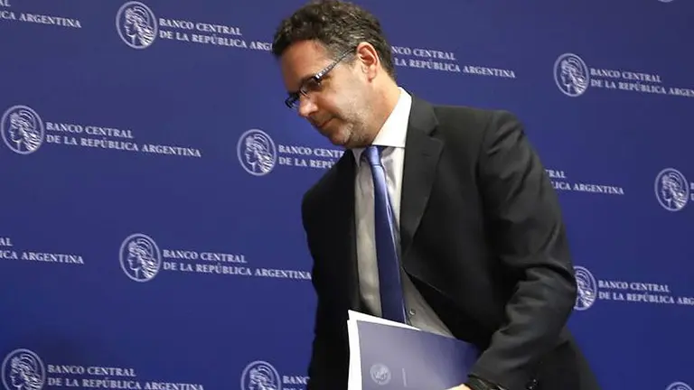 Guido Sandleris, de salida.