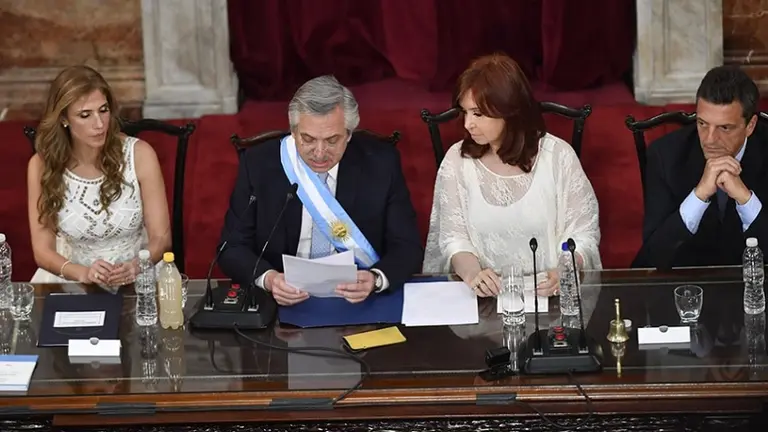 Qué palabras fueron las que más utilizó el Presidente en su primer discurso