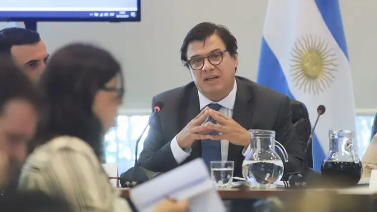 Claudio Moroni, ministro de Trabajo.