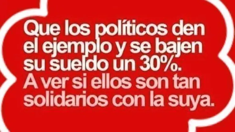 Ley de Solidaridad: piden que los políticos reduzcan un 30% sus ingresos
