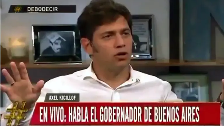Video: Kicillof conjugó mal un verbo y se volvió viral en Twitter