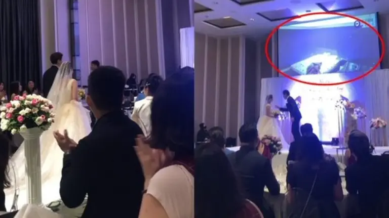 Grabó a su novia mientras tenía sexo con su cuñado y puso el video el día de la boda