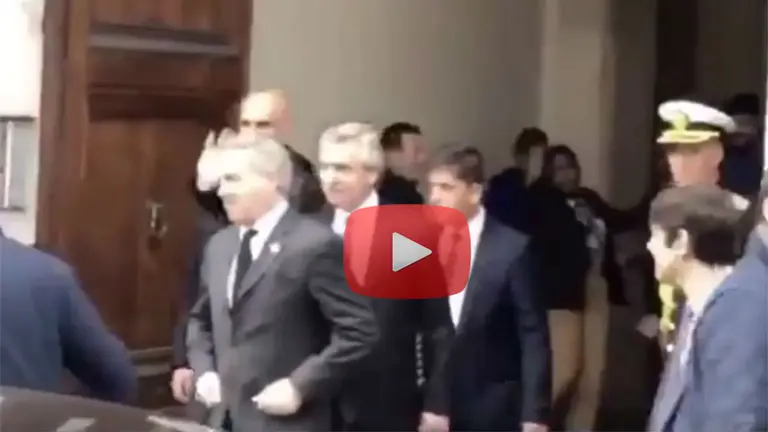 Desmienten un supuesto "escrache" a Alberto Fernández en Roma