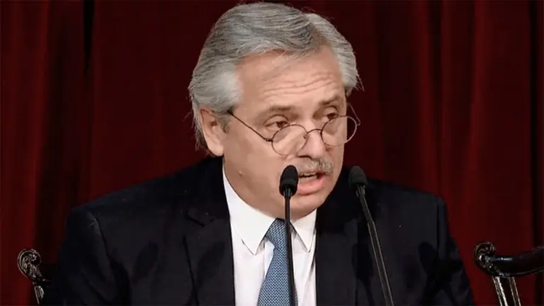 Cuáles fueron las palabras más usadas por Alberto Fernández en su discurso ante el Congreso